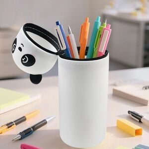 SILICONE PANDA PEN OR BRUSH CASE